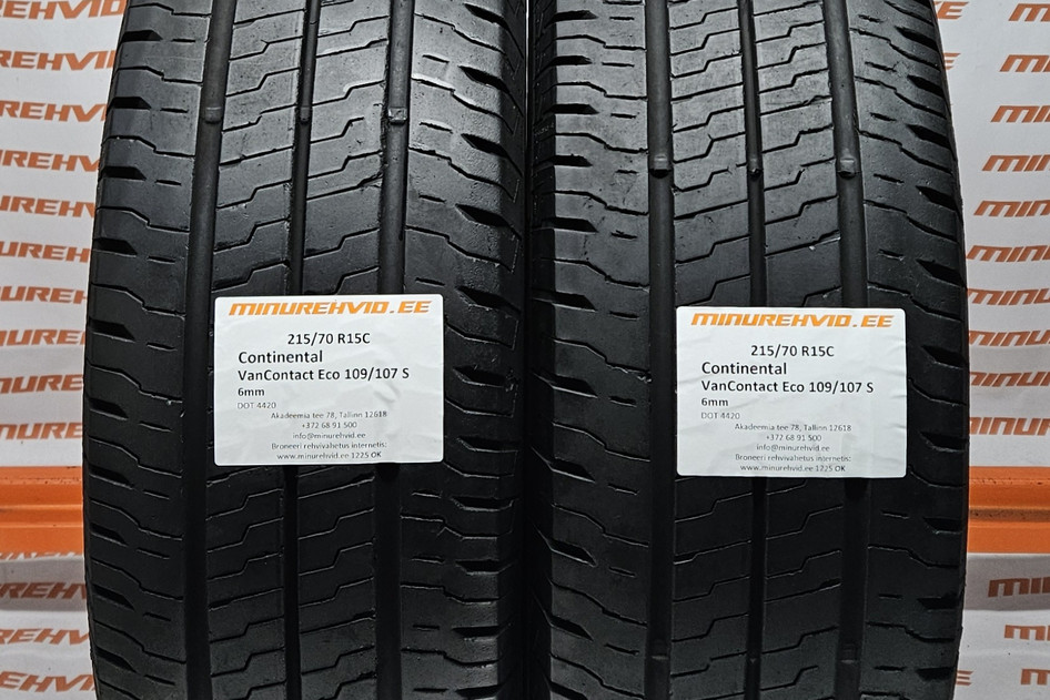 Used summer tire 215/70R15 Continental VanContact Eco 109/107 S