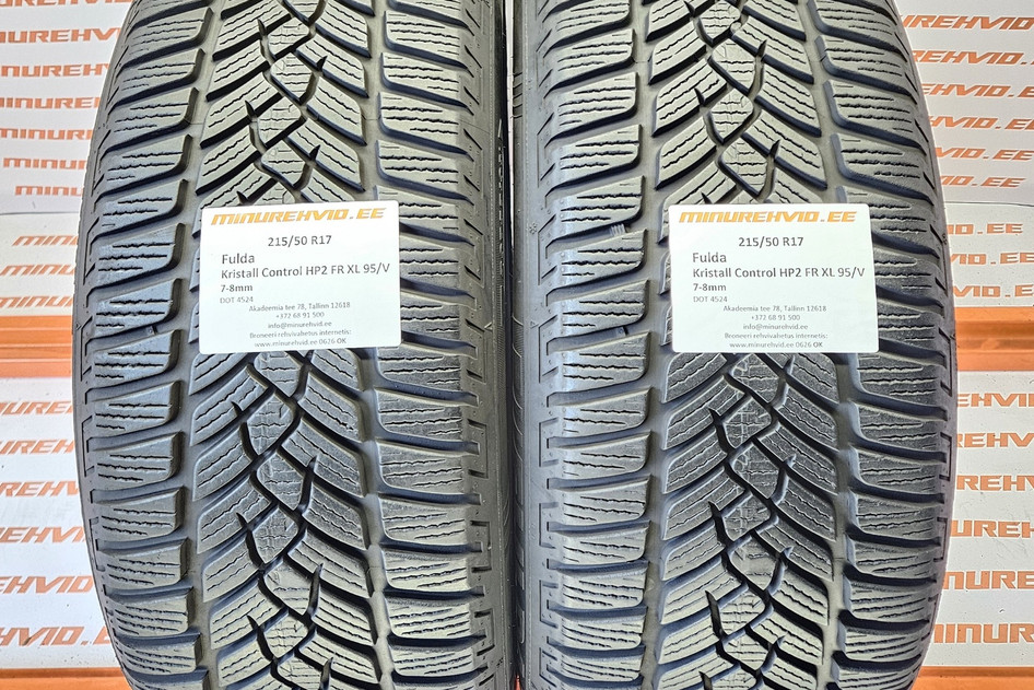 Kasutatud lamellrehv 215/50R17 Fulda Kristall Control HP2 FR XL 95/V
