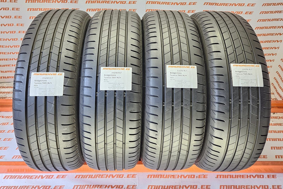 Used summer tire 215/60R17 Bridgestone Turanza T005 96/H
