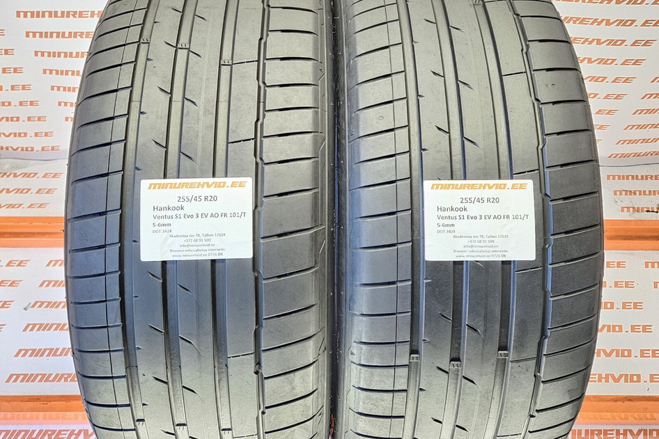 Used summer tire 255/45R20 Hankook Ventus S1 Evo 3 EV AO FR 101/T