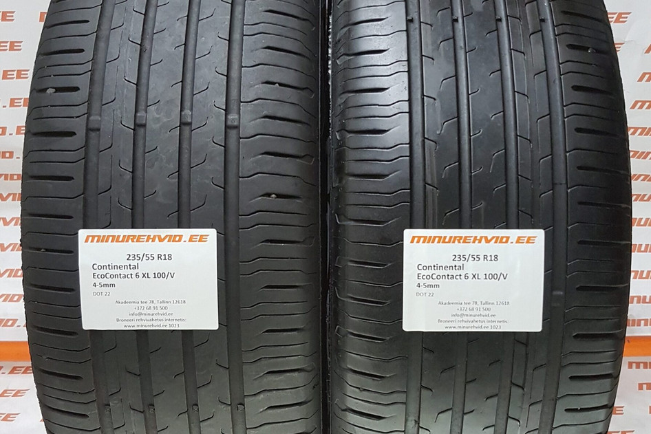 Kasutatud suverehv 235/55R18 Continental EcoContact 6 100/V