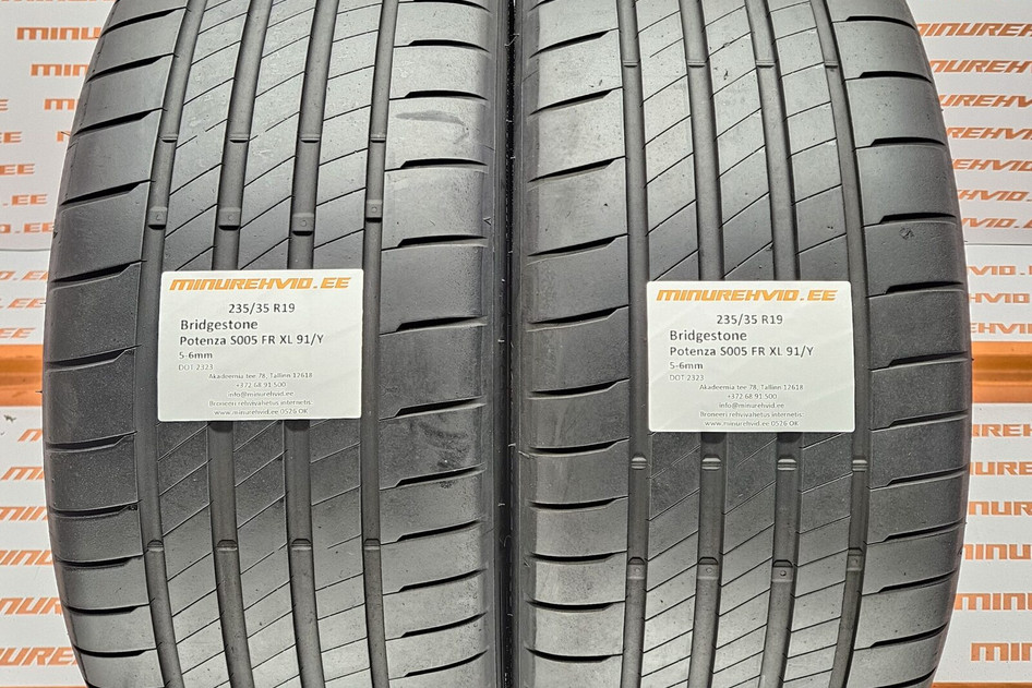 Kasutatud suverehv 235/35R19 Bridgestone Potenza S005 FR XL 91/Y