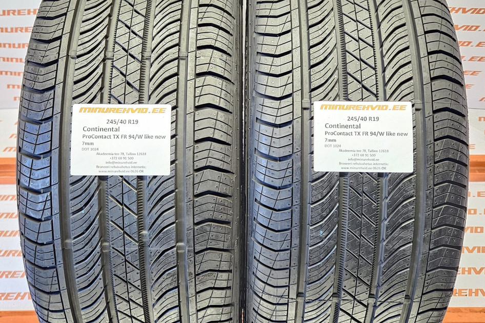 Kasutatud suverehv 245/40R19 Continental ProContact TX FR 94/W like new