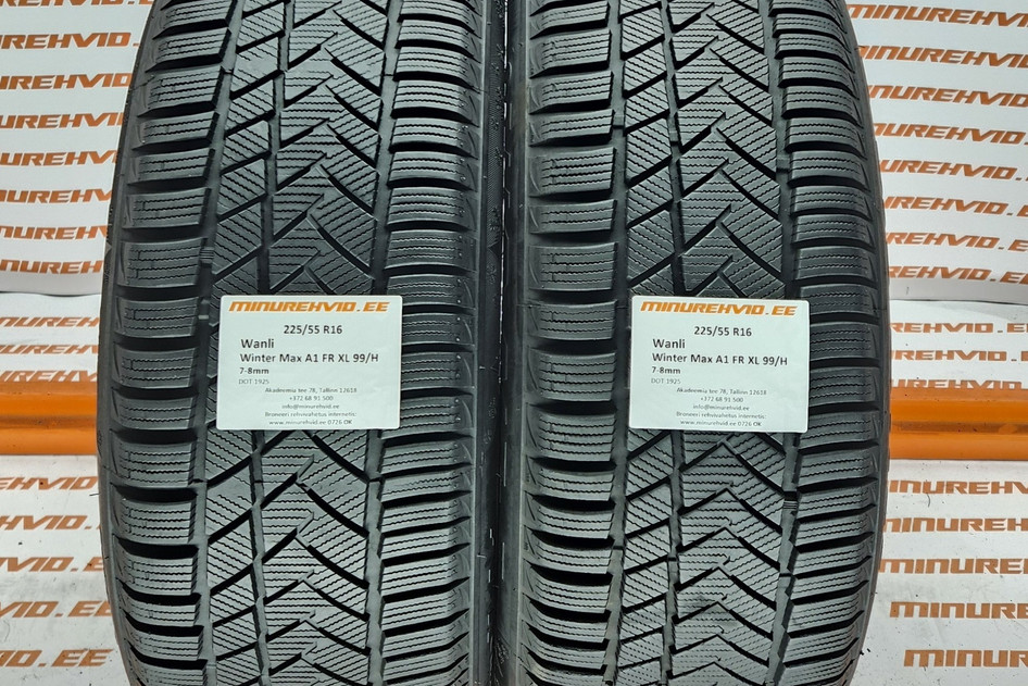 Used studless winter tire 225/55R16 Winter Max A1 FR XL 99/H