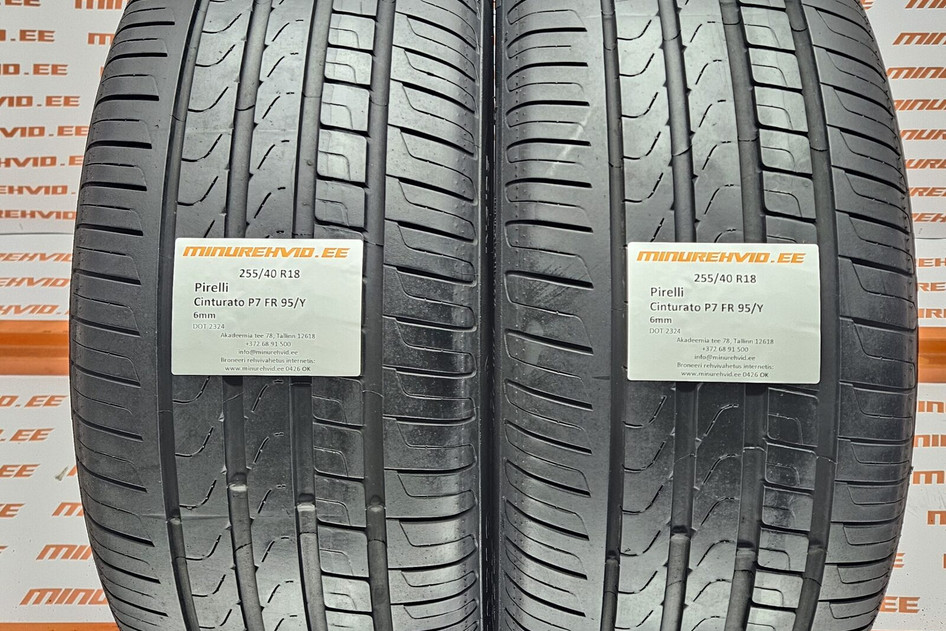 Kasutatud suverehv 255/40R18 Pirelli Cinturato P7 FR 95/Y RSC