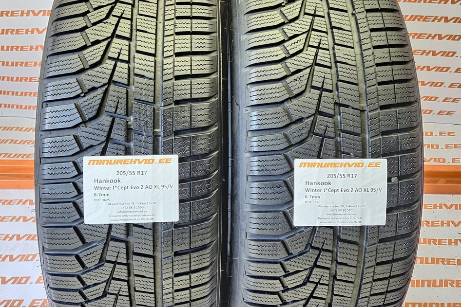 Kasutatud lamellrehv 205/55R17 Hankook Winter I*Cept Evo 2 AO XL 95/V