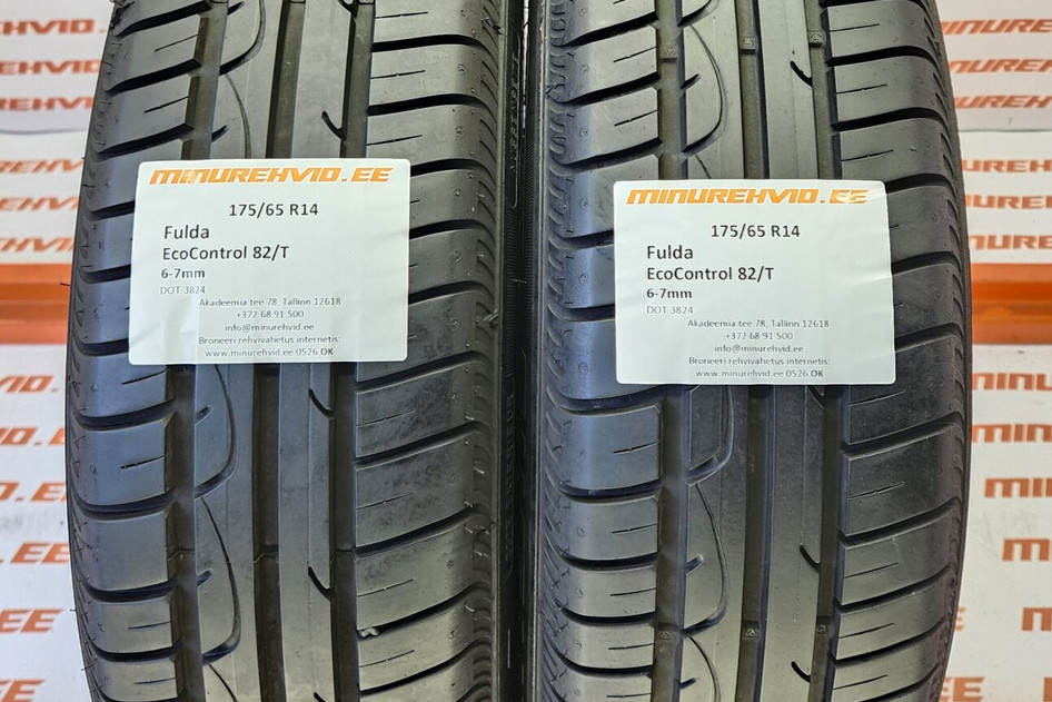 Подержанный летняя шина 175/65R14 Fulda EcoControl 82/T