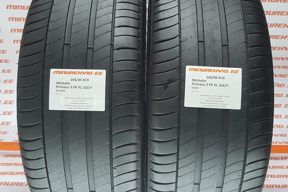 Kasutatud suverehv 245/45R19 Michelin Primacy 3 FR XL 102/Y