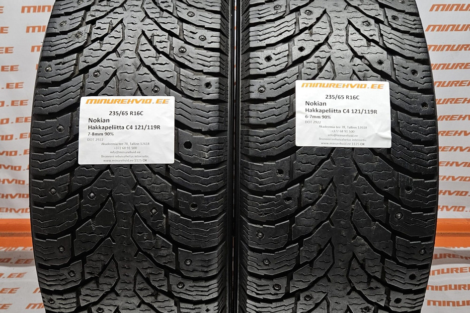 Lietots studded tire 235/65R16 Nokian Hakkapeliitta C4 121/119R