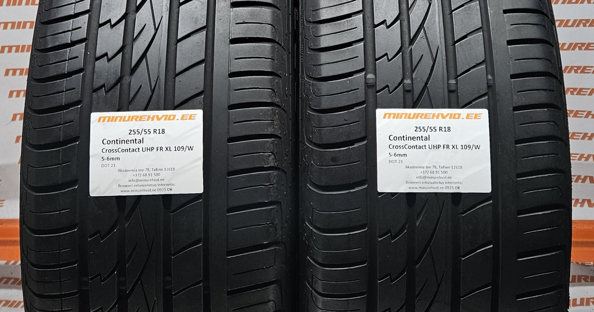 Pneu été Continental CrossContact HT 255/55 R18 109H - Neuf (indice G) - 1 Unité