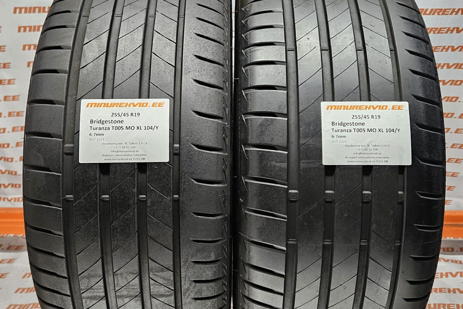 Kasutatud suverehv 255/45R19 Bridgestone Turanza T005 MO XL 104/Y