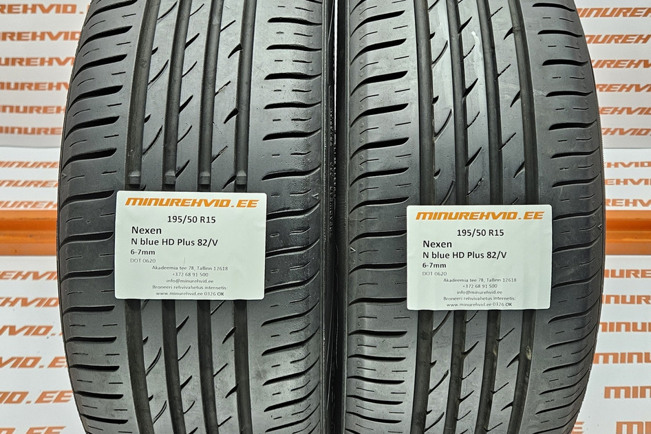 Kasutatud suverehv 195/50R15 Nexen N blue HD Plus 82/V