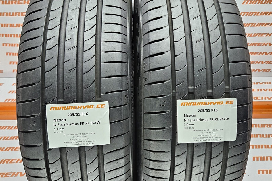 Kasutatud suverehv 205/55R16 Nexen N Fera Primus FR XL 94/W