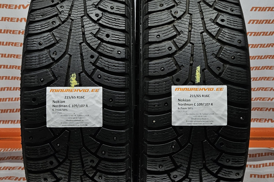 Used studded tire 215/65R16 Nokian Nordman C 109/107 R