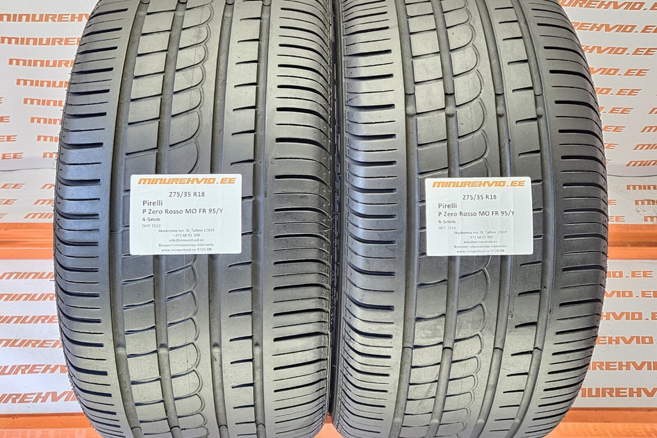 Used summer tire 275/35R18 Pirelli P Zero Rosso MO FR 95/Y