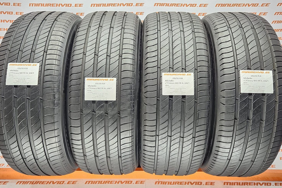 Подержанный летняя шина 235/55R18 Michelin e*Primacy MO FR XL 104/T 1824 + 0424
