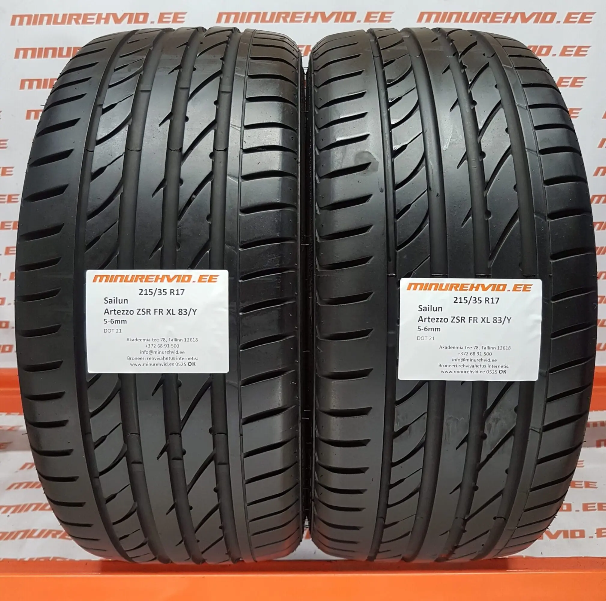 Used summer tire 215/35R17 Sailun Artezzo ZSR FR XL 83/Y