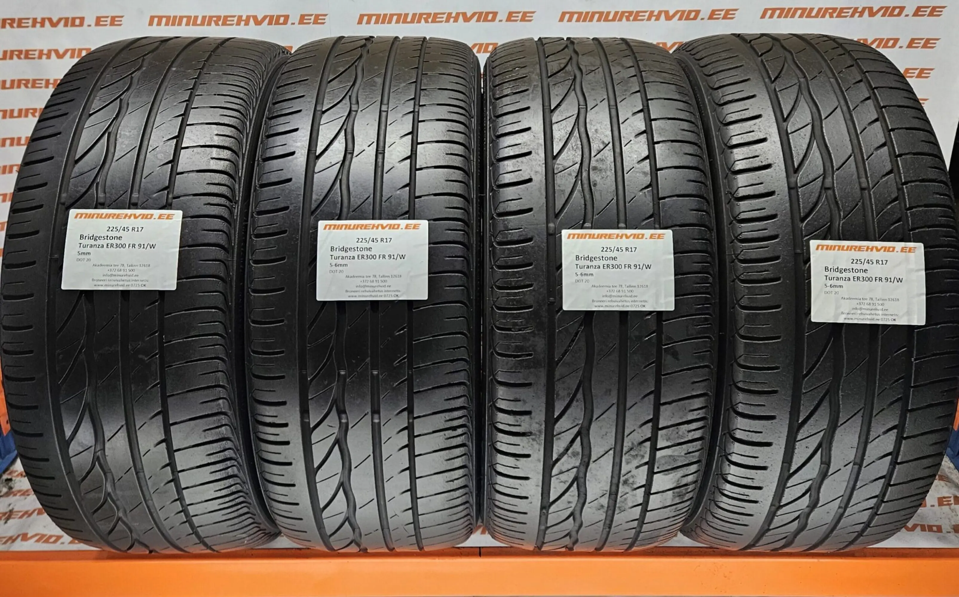 【新品 送料無料 税込】2018年製 ER300 ECO 225/45R17 91W MO TURANZA BRIDGESTONE (ベンツ承認) Bridgestone Turanza ER300 225&frasl;45 R17 at