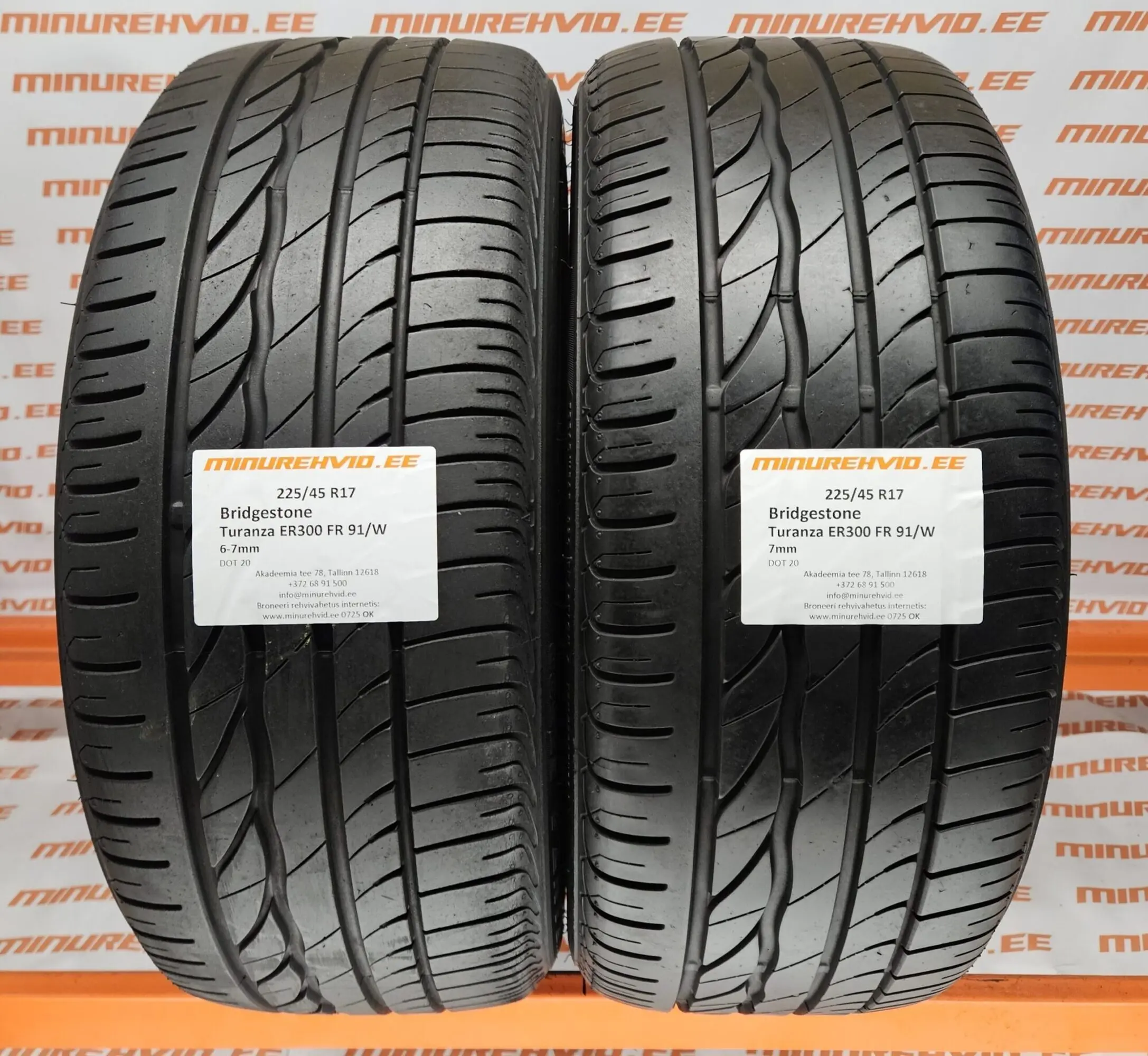 【新品 送料無料 税込】2018年製 ER300 ECO 225/45R17 91W MO TURANZA BRIDGESTONE (ベンツ承認) Bridgestone Turanza ER300 225&frasl;45 R17 at
