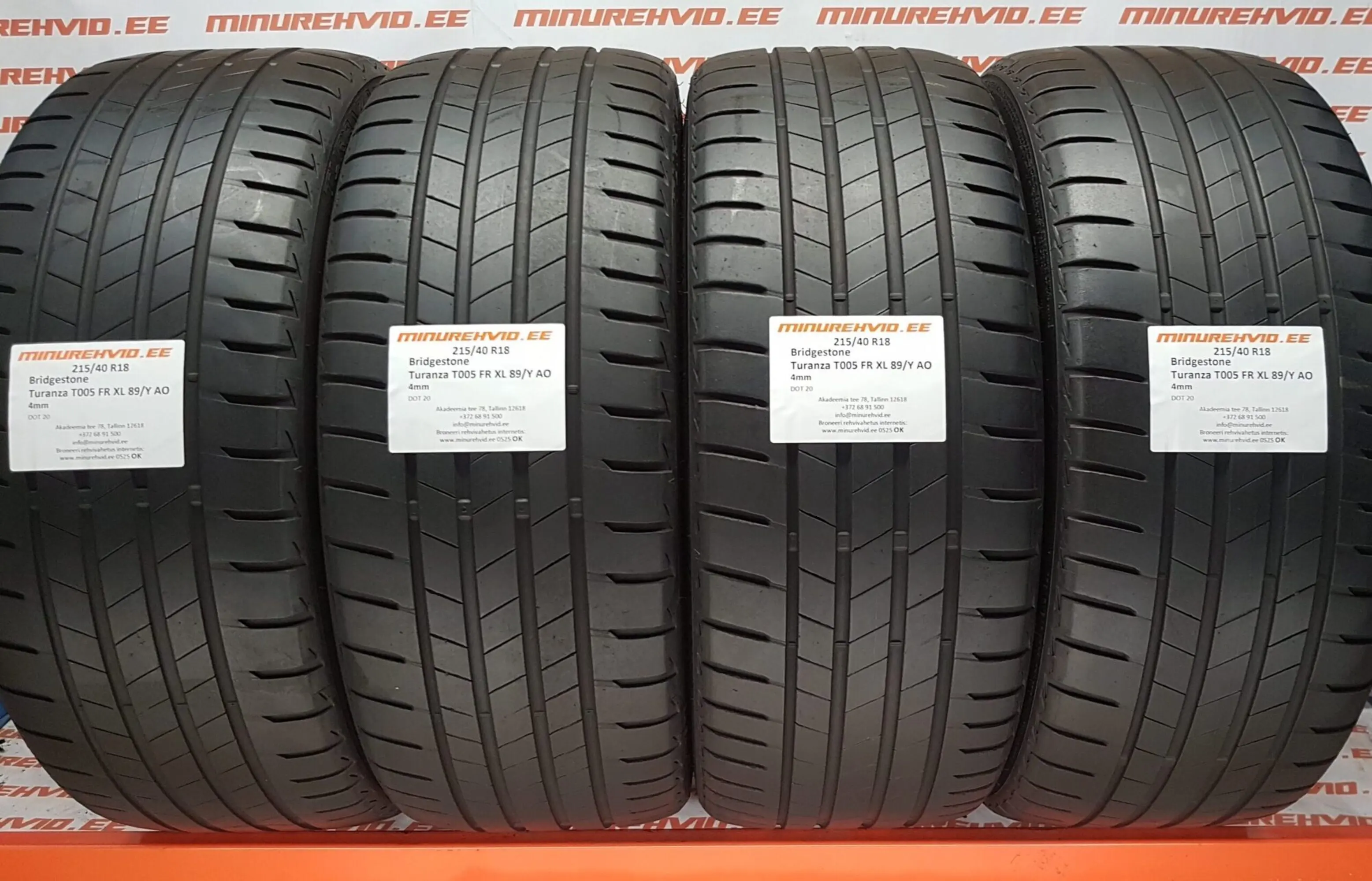 215/45R18 4本セット TURANZA t005 BRIDGESTONE Bridgestone Turanza T005A 215/45R18 89W