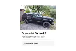 Chevrolet Tahoe, 1996, 5.7, 170 kW, bensiin, automaat, nelikvedu