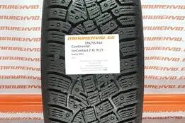 Подержанный шипованная шина 195/55R16 Continental IceContact 2 XL 91/T