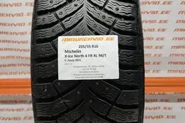 Подержанный шипованная шина 205/55R16 Michelin X-Ice North 4 FR XL 94/T