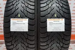 Подержанный нешипованная шина 205/55R16 Nokian Hakkapeliitta R3 XL 94/R