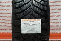 Подержанный шипованная шина 215/65R16 Michelin X-Ice North 4 XL 102/T