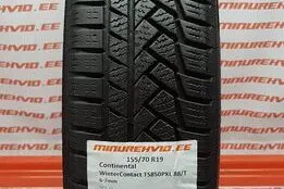 Подержанный нешипованная шина 155/70R19 Continental WinterContact TS850PXL 88/T