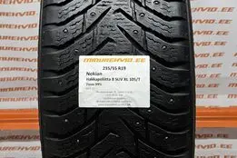 Подержанный шипованная шина 235/55R19 Nokian Hakkapeliitta 8 SUV XL 105/T/