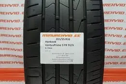 Подержанный летняя шина 205/55R16 Hankook Ventus Prime 3 FR XL 94/H