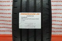 Подержанный летняя шина 205/60R16 GoodYear EfficientGrip Performance 2 92/H