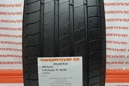 Подержанный летняя шина 205/60R16 Michelin e-Primacy XL 96/W
