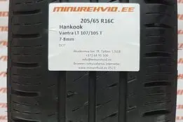 Подержанный летняя шина 205/65R16 Hankook Vantra LT 107/105 T.