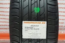 Used summer tire 225/45R17 Bridgestone Turanza T001 FR 91/W