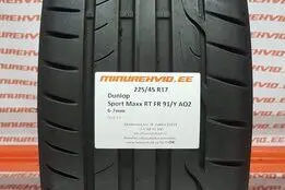 Used summer tire 225/45R17 Dunlop Sport Maxx RT FR 91/Y AO2