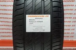 Подержанный летняя шина 225/50R17 Michelin Primacy 4 + FR 94/W