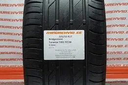 Подержанный летняя шина 225/55R17 Bridgestone Turanza T001 97/W