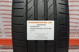Подержанный летняя шина 235/50R18 Continental ContiSportContact 5 SUV 97/V MO