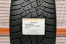 Подержанный шипованная шина 225/45R17 Continental IceContact 2 FR XL 94/T.