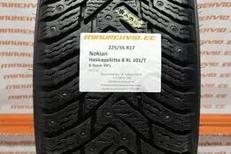 Подержанный шипованная шина 225/55R17 Nokian Hakkapeliitta 8 XL 101/T