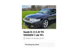 Saab 9-3, 1999, 2.3, 165 kW, bensiin, manuaal, esivedu