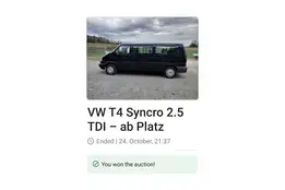 Volkswagen T4 Caravelle, 1996, 2.5, 75 kW, diisel, manuaal, nelikvedu