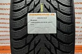 Used studless winter tire 245/45R18 Nokian Hakkapeliitta R3 FR XL 100/T FRT.