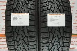 Подержанный шипованная шина 195/55R15 Nokian Nordman 7 XL 89/T