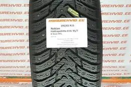 Подержанный шипованная шина 195/65R15 Nokian Hakkapeliitta 8 XL 95/T.