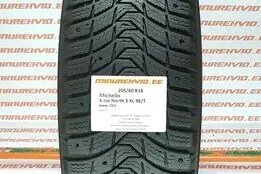 Подержанный шипованная шина 205/60R16 Michelin X-Ice North 3 XL 96/T
