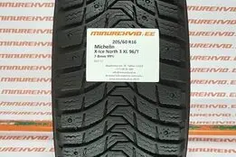 Подержанный шипованная шина 205/60R16 Michelin X-Ice North 3 XL 96/T