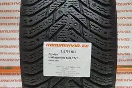Подержанный шипованная шина 215/55R16 Nokian Hakkapeliitta 8 XL 97/T.